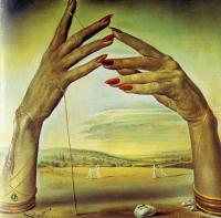 Dali, Salvador - Portrait of a Passionate Woman (The Hands)